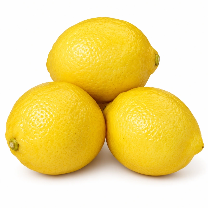 Limone Giallo Fresco Raccolto A Mano